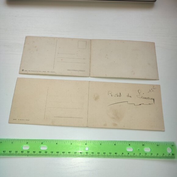 Rare Antique Panoramic Postcards Torino Italy Chexbres Switzerland Vintage - Picture 7 of 8